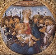 Sandro Botticelli Our Lady of the eight sub angel oil